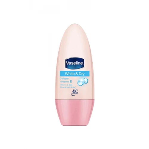 Vaseline Woman White & Dry Roll On Deodorant 50ml