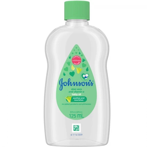 Johnson's Baby Oil Aloe Vera & Vitamin E 125ml