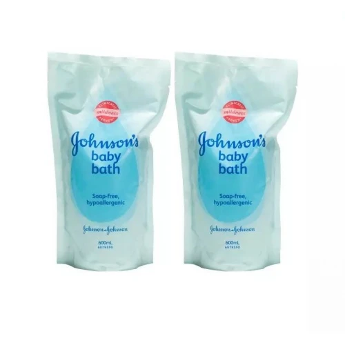 Johnson's Baby Bath Regular 2 x 600ml Twin Pack