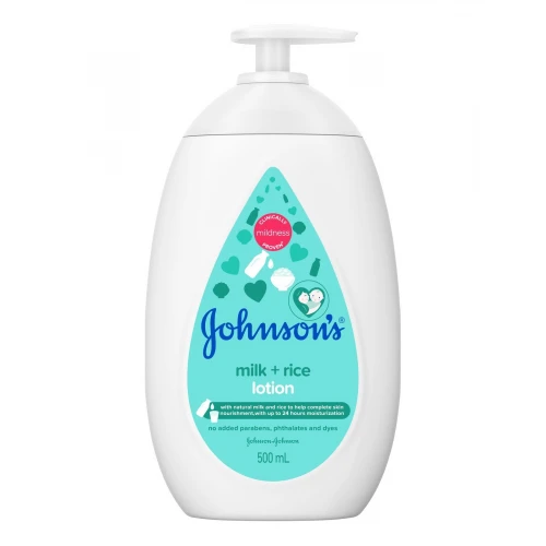 Johnson's Baby Lotion Milk + Rice 500ml