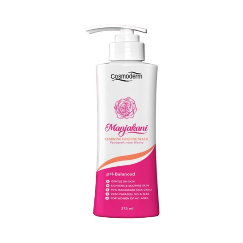 Cosmoderm Manjakani Feminine Hygiene Wash 375ml