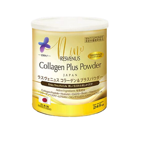 Nano Japan RESVENUS Collagen Plus Powder 245g