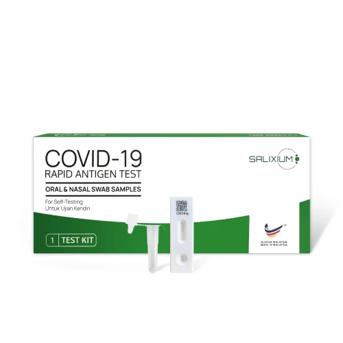 SALIXIUM Covid-19 Rapid Antigen Test (Oral & Nasal Swab) 1 Test Kit