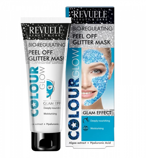 Revuele Colour Glow Blue Bio-Regulating Peel Off Gel Mask 80ml