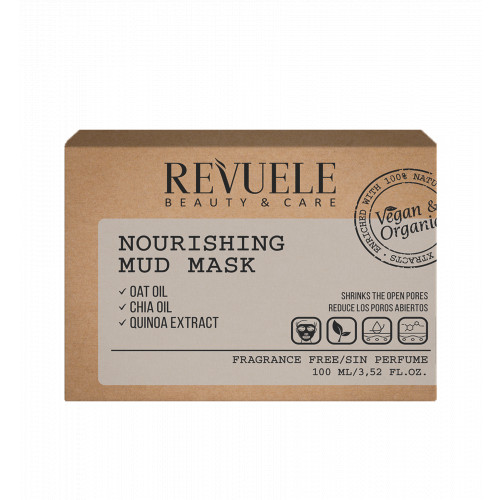 Revuele Vegan & Organic Nourishing Mud Mask 100ml