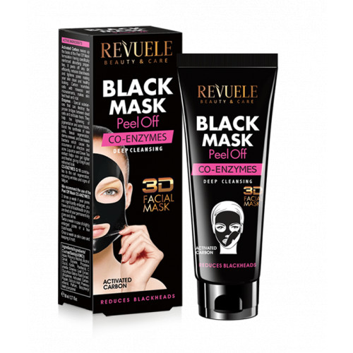 Revuele Black Mask Peel Off Co-Enzymes 80ml