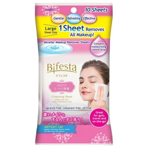 Bifesta Cleansing Sheet Moist 10s