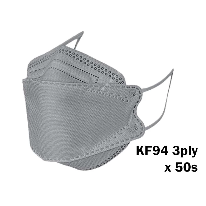 WeMask KF94 3ply Face Mask Grey 50s
