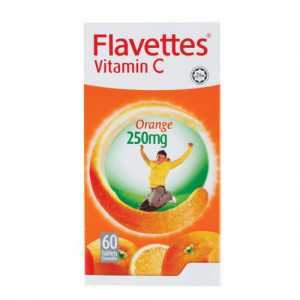 Flavettes Vitamin C Orange 250mg 60s