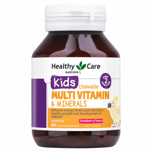 Healthy Care Kids Chewable Multi Vitamin & Minerals 60s