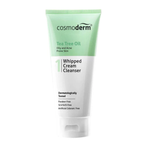 Cosmoderm Tea Tree Whipped Cream Cleanser 125ml