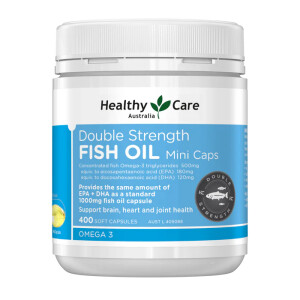 Healthy Care Double Strength Fish Oil Mini Caps 400s