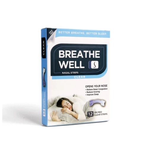 Breathe Well Clear Nasal Strips 12s