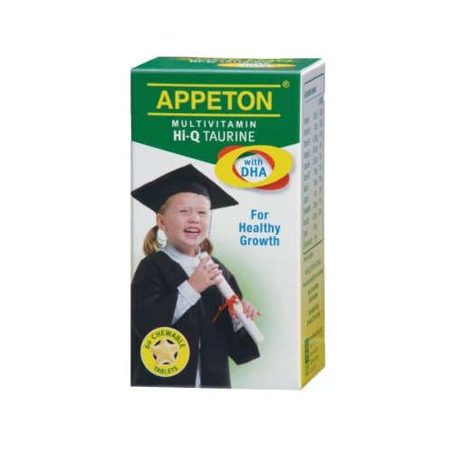 Appeton Multivitamin Hi-Q Taurine MV DHA Chewable Tablets 60s