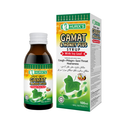 Hurix's Gamat & Honey Plus with Ivy Leaf 60ml