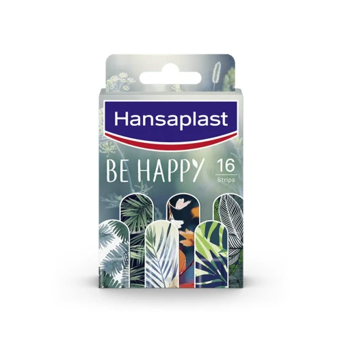 Hansaplast Be Happy Limited Edition Coloured Plaster 16s