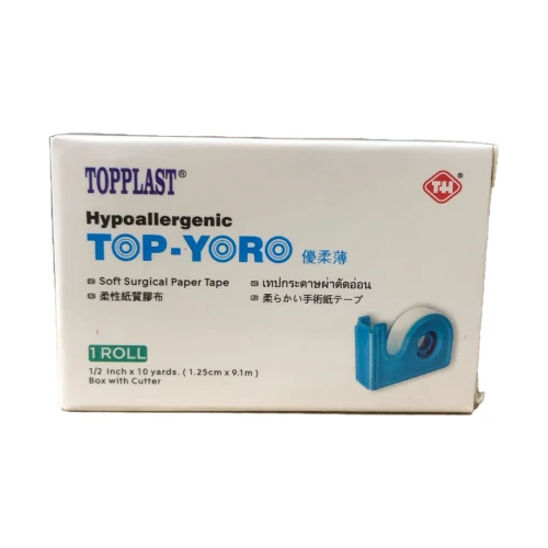 Topplast Top-Yoro Soft Surgical Paper Tape 1.25cm x 9.1m