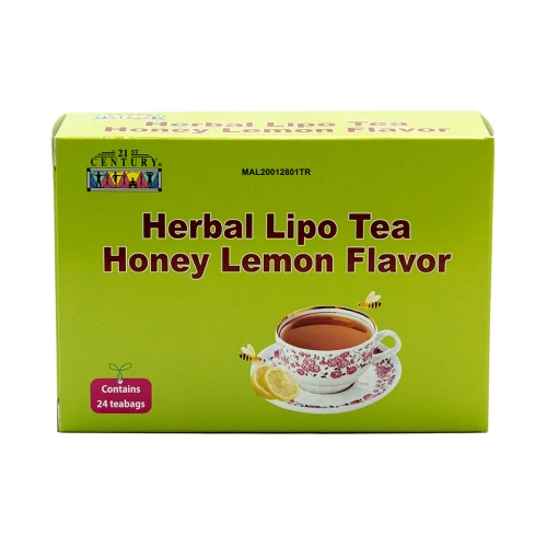 21st Century Herbal Lipo Tea Honey Lemon Flavour 24s