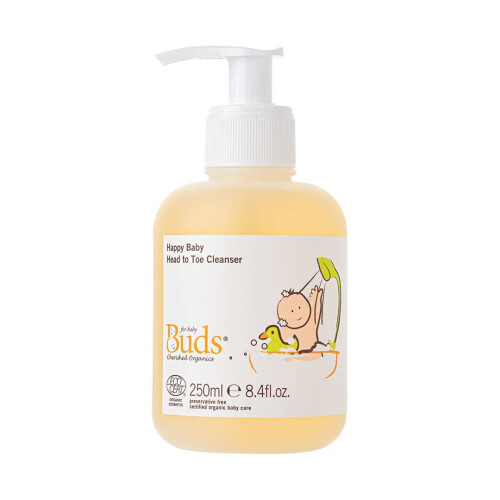 Buds Cherished Organics Happy Baby Head To Toe Cleanser 250ml
