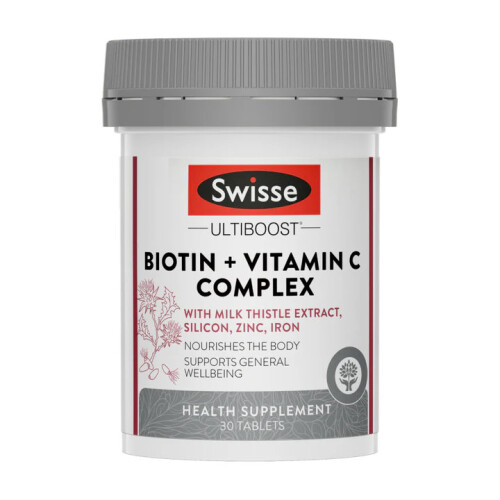 Swisse Ultiboost Biotin + Vitamin C Complex 30s