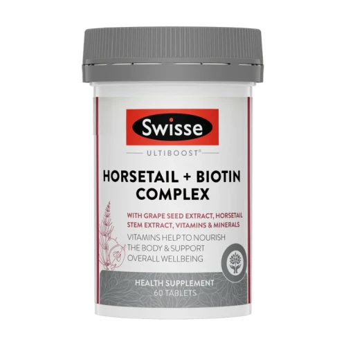 Swisse Ultiboost Horsetail + Biotin Complex 60s
