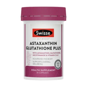 Swisse Ultiboost Astaxanthin Glutathione Plus 30s