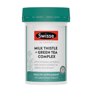 Swisse Ultiboost Milk Thistle + Green Tea Complex 60s
