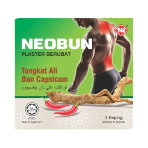 Neobun Plaster Berubat Tongkat Ali & Capsicum 5s