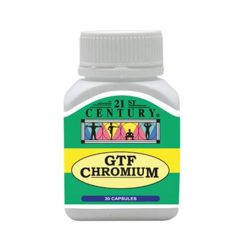 21st Century Chromium GTF 200mcg 30s