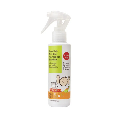 Buds Everyday Organics Baby Safe Anti-Bac All Purpose Sanitiser 150ml