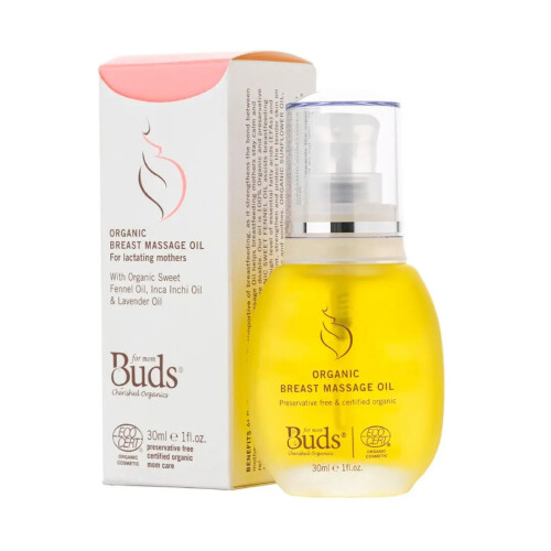 Buds Cherished Organics Organic Breast Massage Oil 30ml