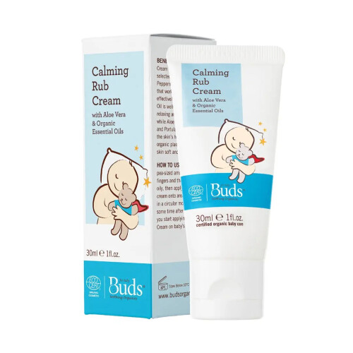 Buds Soothing Organics Calming Rub Cream (Tube) 30ml