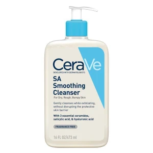 CeraVe SA Smoothing Cleanser For Dry, Rough, Bumpy Skin 473ml