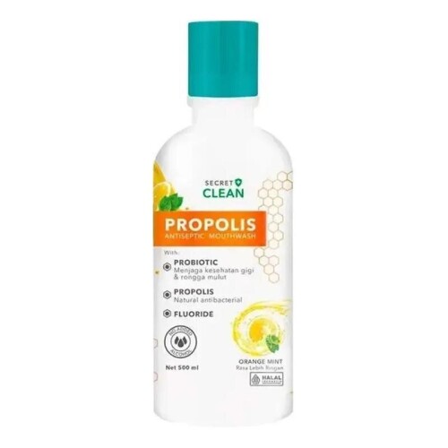 Secret Clean Propolis Mouthwash Orange Mint 500ml