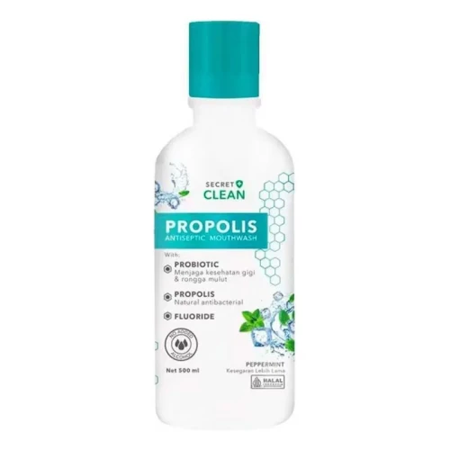 Secret Clean Propolis Mouthwash Peppermint 500ml