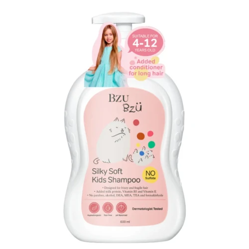 Bzu Bzu Silky & Soft Kids Shampoo 600ml