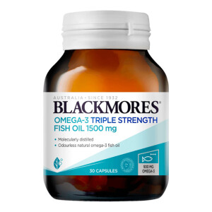Blackmores Omega-3 Triple Strength Fish Oil 1500mg 30s