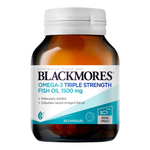 Blackmores Omega-3 Triple Strength Fish Oil 1500mg 30s