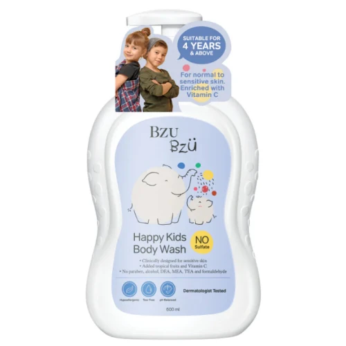 Bzu Bzu Happy Kids Body Wash 600ml