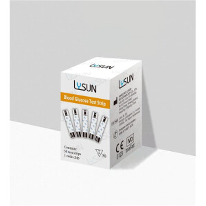 Lysun Blood Glucose Test Strips BGM-102 50s