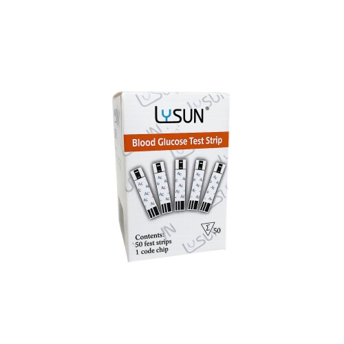 Lysun Blood Glucose Test Strips BGM-102 50s