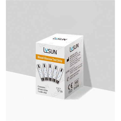 Lysun Blood Glucose Test Strips BGM-102 50s