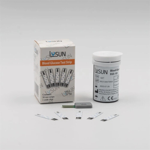 Lysun Blood Glucose Test Strips BGM-102 50s - Image 2