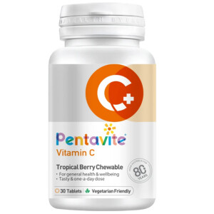 Pentavite Vitamin C Tropical Berry Chewable 30s