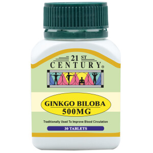 21st Century Ginkgo Biloba 500mg 30s