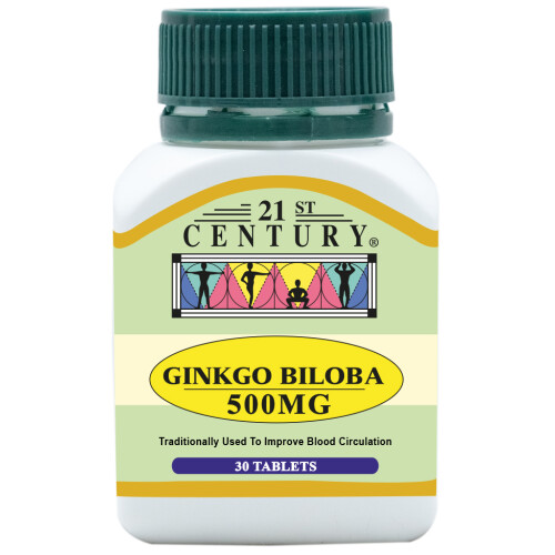 21st Century Ginkgo Biloba 500mg 30s