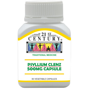 21st Century Psyllium Clenz 500mg 60s