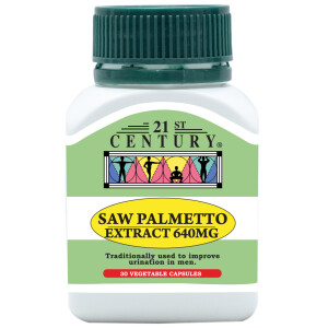 21st Century Saw Palmetto Extract 640mg 30s