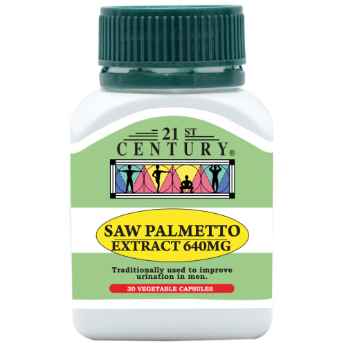 21st Century Saw Palmetto Extract 640mg 30s