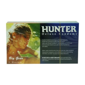 Hunter Deluxe Condoms Big Gear 12s